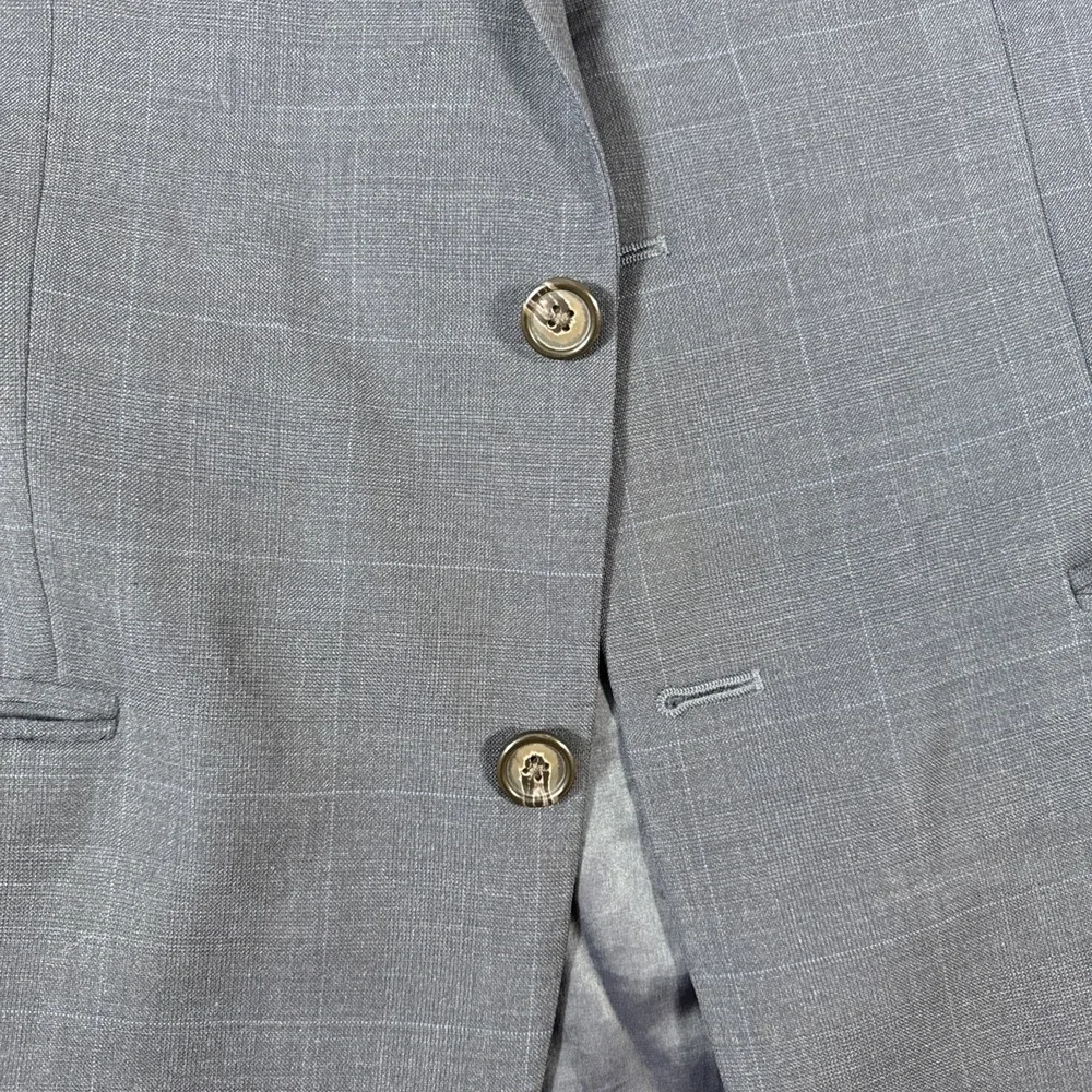 Ralph Lauren Dark Blue Sports Jacket‎ 100% Wool Union Made Canada Vintage 42L